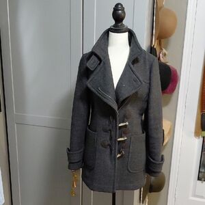 Banana Republic Charcoal Gray Wool Coat. XS